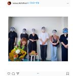 本田翼、コロナ対策を活かしたお祝いを紹介　「フェイスシールドにメッセージ付」