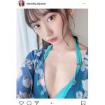 レースクイーン・相沢菜々子の透明素肌とあらわな美バストに「肌の透明感！」「艶やかです」と反響