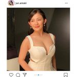 天木じゅん、エレガントな白ワンピの大人ショット公開！「美しいです！」「エロ可愛い」