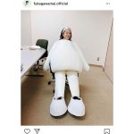 深川麻衣の着ぐるみオフショットが話題「ちょっとだけ大福感がでます笑」