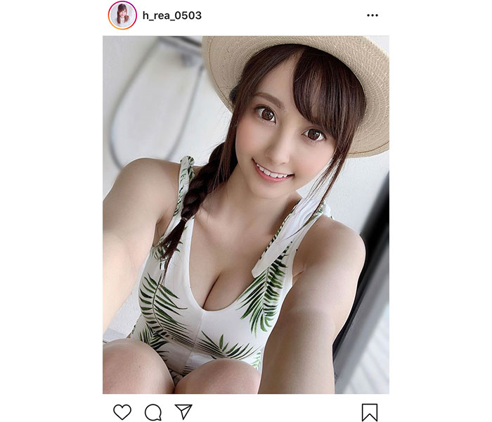花咲れあ、麦わら帽子をかぶった夏グラビアショットに「本当に素敵」「最強に可愛いよ」と反響