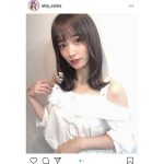 elsy 橋本せいな、肩出しの白衣装コーデを披露「かわいい天使」「美しい」と反響