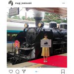 門脇麦、本物のSLを前に「大迫力でかっこ良い！」東武鉄道のSL新列車お披露目式に参加