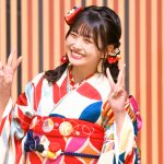 HKT48 松岡はな、アイスを食べながらの変顔にツッコミ！「スゴい写真」「もはや国宝級だね」