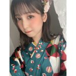 HKT48 松岡菜摘、レトロティックな浴衣オフショット披露「夢で浴衣デートしてください」