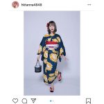 HKT48 村重杏奈、ドール人形のような浴衣美人ショットと共に夏を振り返り「一緒に祭り行きたい人生だったな」