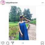 AKB48 小栗有以、青いワンピースと共に夏の高原の空気をお届け「ゆいゆいも景色も綺麗」「いい季節を過ごせそう」