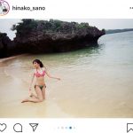 佐野ひなこ、制服にビキニにタンクトップまで！昨年の秘蔵カット公開！！「どれが好き？」