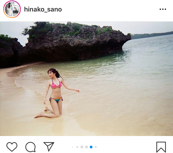 佐野ひなこ、制服にビキニにタンクトップまで！昨年の秘蔵カット公開！！「どれが好き？」