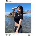 NGT48 清司麗菜、ヘソ出しコーデの腹筋に釘付け！