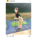 SKE48 惣田紗莉渚、初めてのゴルフでスポーティなポニーテール姿を披露「似合ってるね〜」「一緒に練習したい」