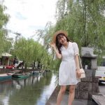 HKT48 田島芽瑠、清楚なホワイトコーデで福岡・柳川デート気分！「セレブのめるちゃん」「何よりの癒し」