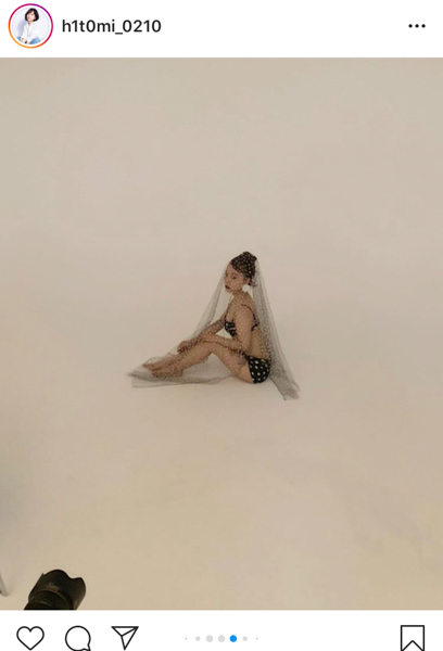橘ひと美、ドット柄のビキニでモード系グラビアに挑戦！「セクシー」「おしゃれ！」