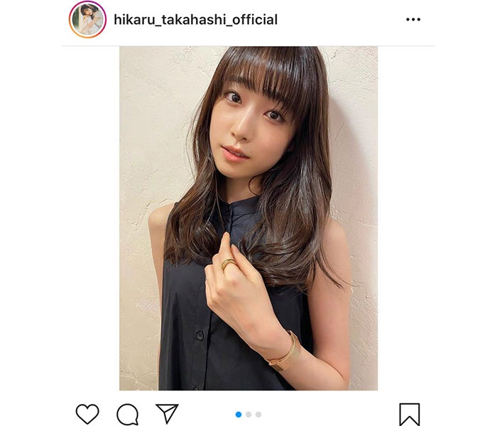 高橋ひかる、ツヤ感溢れるヘアスタイルに「好きすぎて苦しい」「女神化まっしぐら」とファン歓喜！！