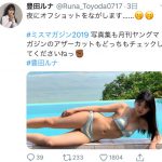 豊田ルナ、美くびれが映える抜群プロポーション！「スタイル抜群」「くびれがすごい」
