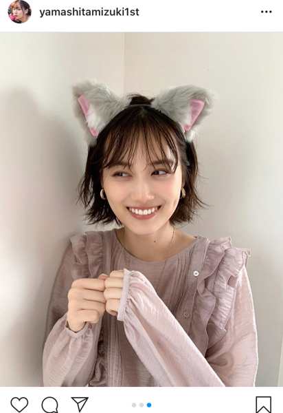 乃木坂46 山下美月の猫耳オフショットに「可愛すぎる」「確実に癒される」と反響！