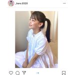 吉澤遥奈、ポニーテールが似合う小顔ショット披露「世界で1番可愛い」「顔小さ過ぎ」