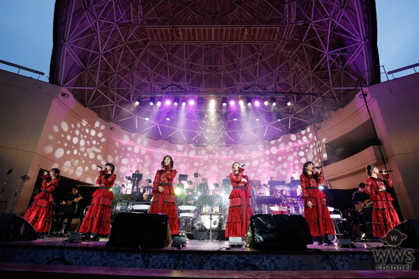 エビ中、全編生バンド演奏での野外ワンマンコンサート