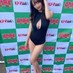 elsy 愛森ちえ、胸元ざっくりの黒ビキニショットにノックアウト！