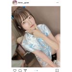 新谷姫加、爽やかなチャイナドレスで美脚全開！「とても素敵なポーズです」