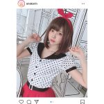 えなこ、「魔女の宅急便」を連想させる赤リボン衣装に「可愛い魔女さん」「ほんとタイプです」