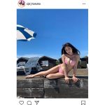 サイバージャパンダンサーズ・HARUKA、青空に映えるピンクビキニショットに「最高」「めちゃくちゃ刺激的」と反響