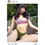 くりえみ、V字ハイレグのきわどショットに「組み合わせがgood」「素敵ですね」と歓喜の声