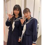 黒木ひかり、乃木坂46 賀喜遥香とセーラー服2ショット公開！「姉妹みたい」「I see ポーズしてる」と歓喜の声も