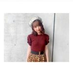 AKB48 倉野尾成美の秋色コーデに反響！「ベストマッチ」「すっかり秋モード」