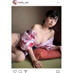 くりえみ、浴衣がはだけた和セクシーグラビアに「もう芸術の域だ」とファン歓喜