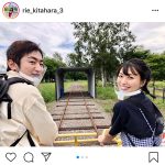北原里英、羽田圭介とトロッコを漕ぐロケ写真を公開！＜ローカル路線バス乗り継ぎの旅Z＞