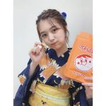 SKE48 北野瑠華、デコだしヘアスタイルに凛とした浴衣姿で夏を満喫！「尊い」「一緒にお祭り行きたい」