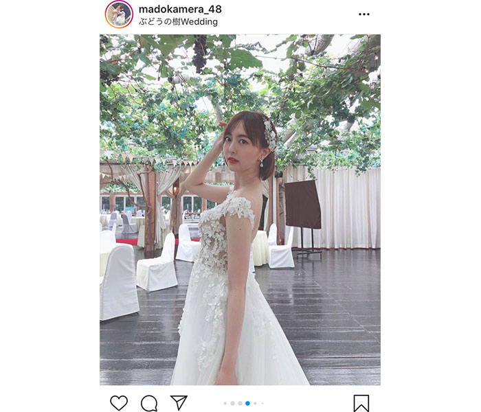 HKT48 森保まどか、父も涙の純白ウエディングドレス姿に多くの反響「ほんにきれいかー」「誓います」