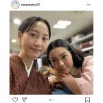 松井玲奈、二階堂ふみと『エール』“音・吟2ショット”公開！「妹さんだ！」「良いお写真」