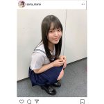 FES☆TIVE 真野彩里愛、制服で上目遣いショットにキュン死！「抜群に可愛い」