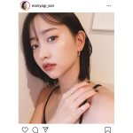 永尾まりや、ピアス強調の至近距離ショット！