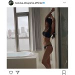 奥山かずさ、浮かび上がる割れた腹筋と美ボディラインに釘付け！