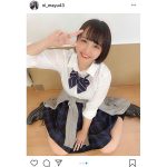 AKB48 下尾みう、「bis」掲載のオフショットを公開「フランス人形みたい」