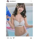 天羽希純、美肌が眩しい白ビキニショット披露！「ずっと水着姿見ていたい」
