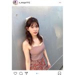 AKB48 谷口めぐ、オフショルのトップスコーデを紹介「テーマは『太陽の女神』」