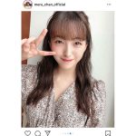 HKT48 田島芽瑠、秋コーデの花柄ファッションを紹介！「涼しげなワンピース」「大人っぽい」