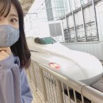STU48 瀧野由美子、N700Sと念願のご対面！「やっとちゃんと会えた」