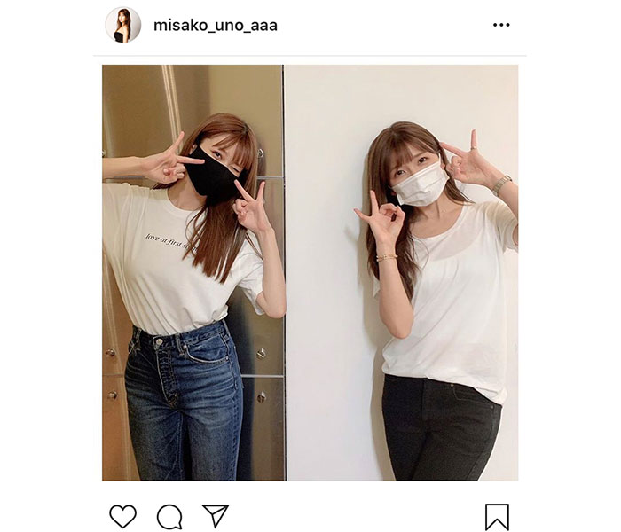 AAA 宇野実彩子、“めるる”と番組共演で2ショット！「姉妹みたい」「可愛いと可愛いのコラボ」