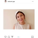 宇賀なつみ、ヘアバンドでデコ出しの涼し気コーデを紹介「夏らしい」「とてもお似合いです」