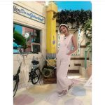 宇賀なつみ、ヘアバンドでデコ出しの涼し気コーデを紹介「夏らしい」「とてもお似合いです」