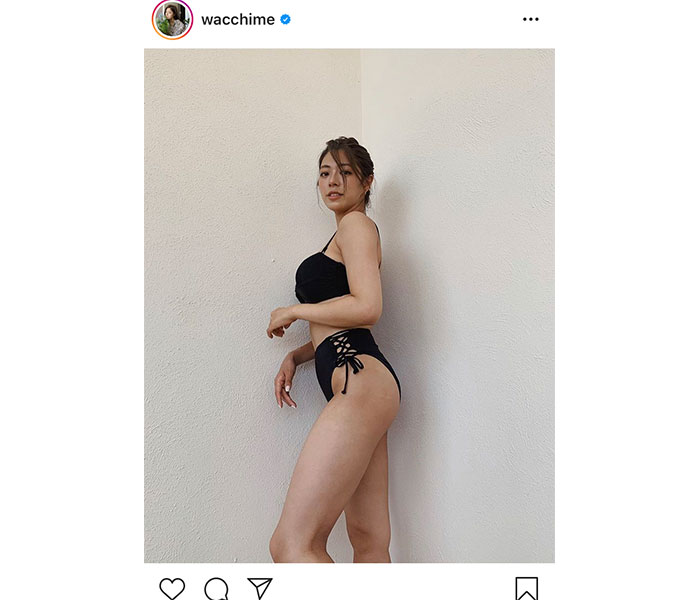 わちみなみ、メリハリ美ボディの黒ビキニ姿を披露！「めっちゃ綺麗」「やっぱり水着が最高」