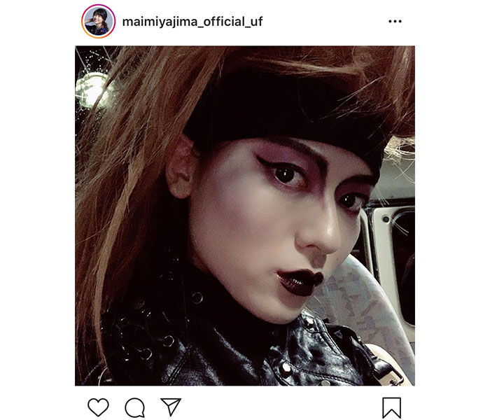 まるでX JAPAN！矢島舞美のビジュアル系ロックバンドメイクにファン歓喜「似合いすぎです!!」
