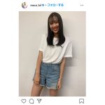 lol・moca、美脚際立つショーパン姿を披露　「スタイルえぐい　かわいい」と絶賛の嵐！