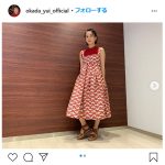岡田結実、赤で統一された私服コーデに「似合ってる」「可愛い」の声多数！