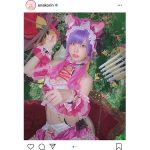 えなこ、“国宝級”なハロウィンのチェシャ猫コスプレを一早く公開！「さすがの美しさ」
